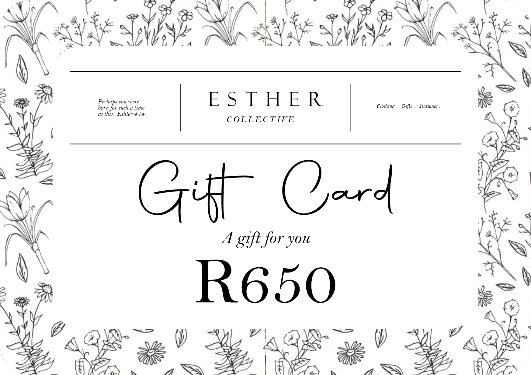 ESTHER GIFT CARD