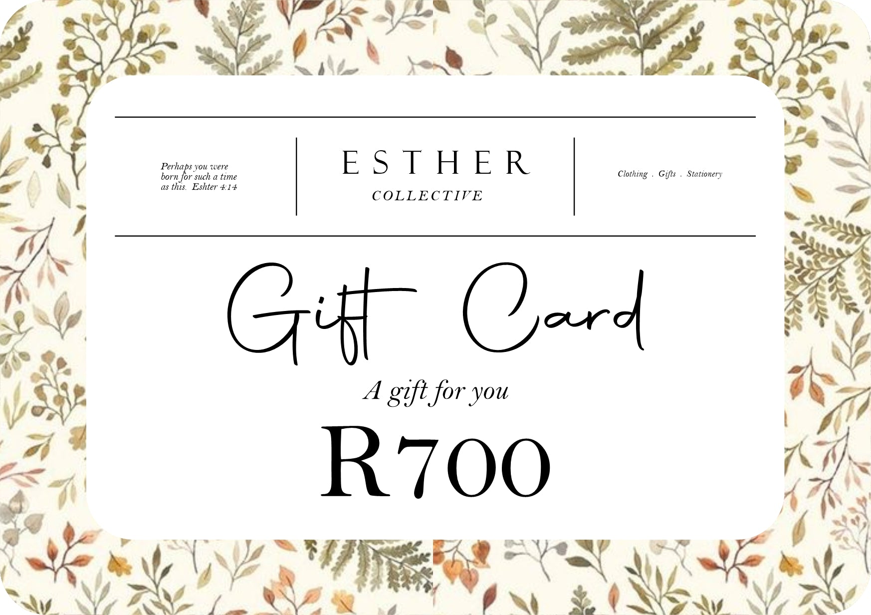 ESTHER GIFT CARD
