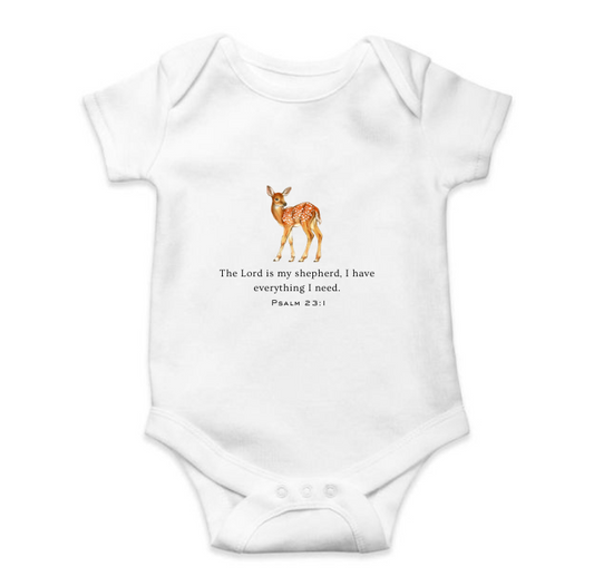 Baby onesie -Psalm 23:1