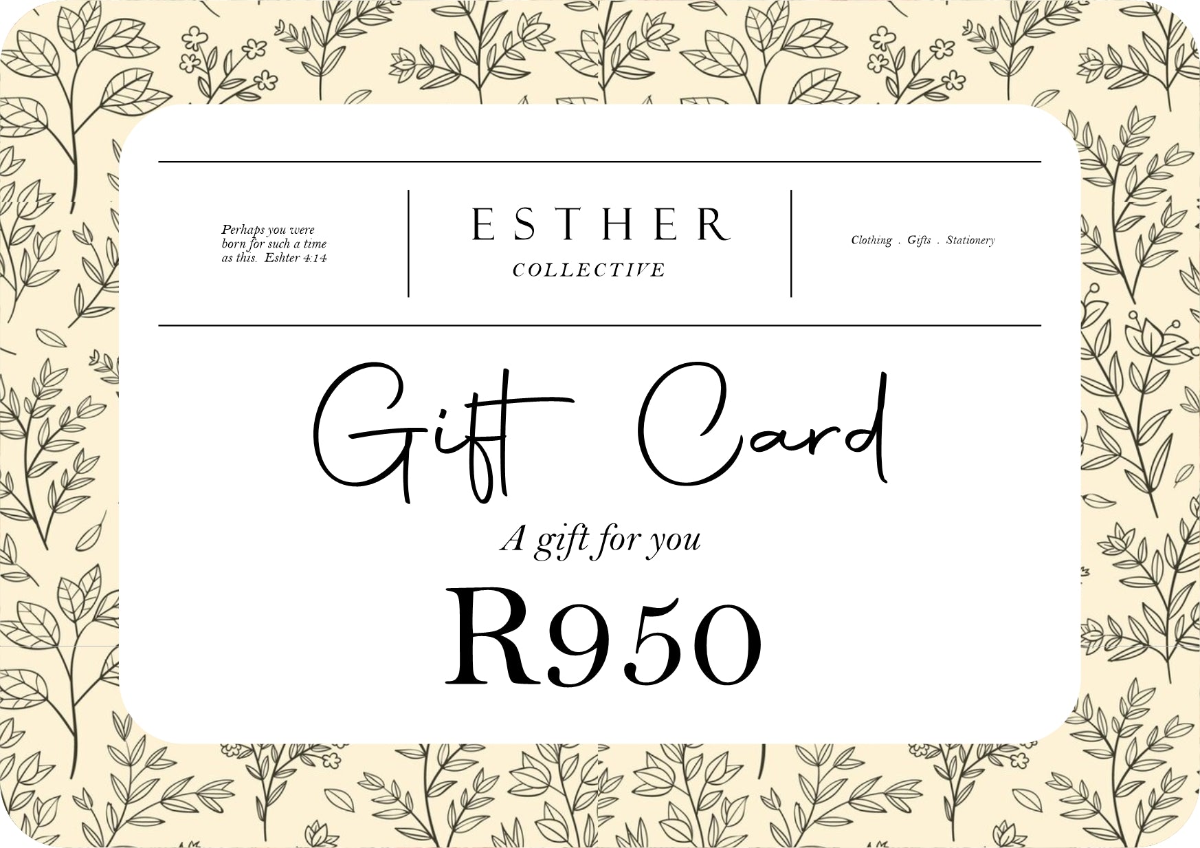 ESTHER GIFT CARD