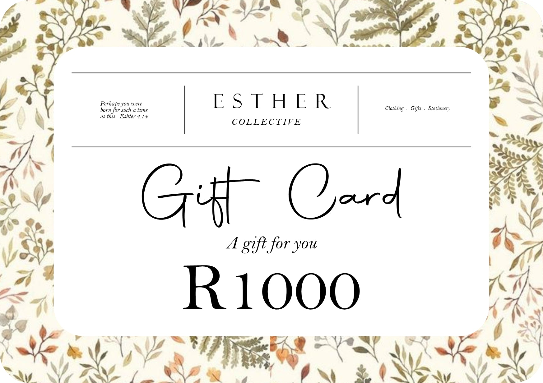 ESTHER GIFT CARD