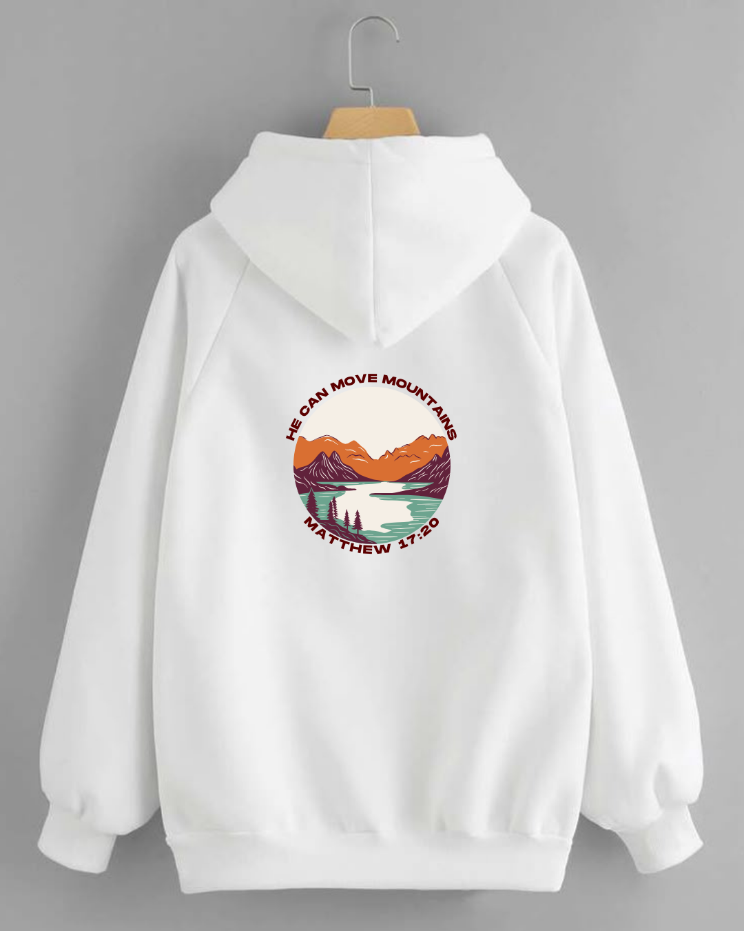 He moves mountains - Hoodie