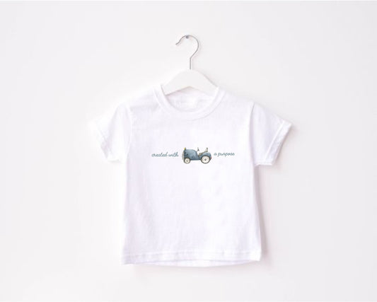 Baby + Kids T shirt - Created with a purpose - Boy