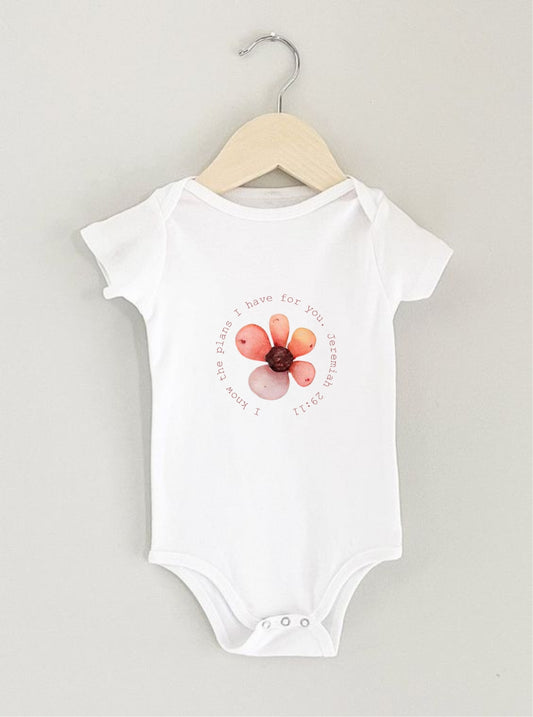 Baby onesie - I know the plans - Girl