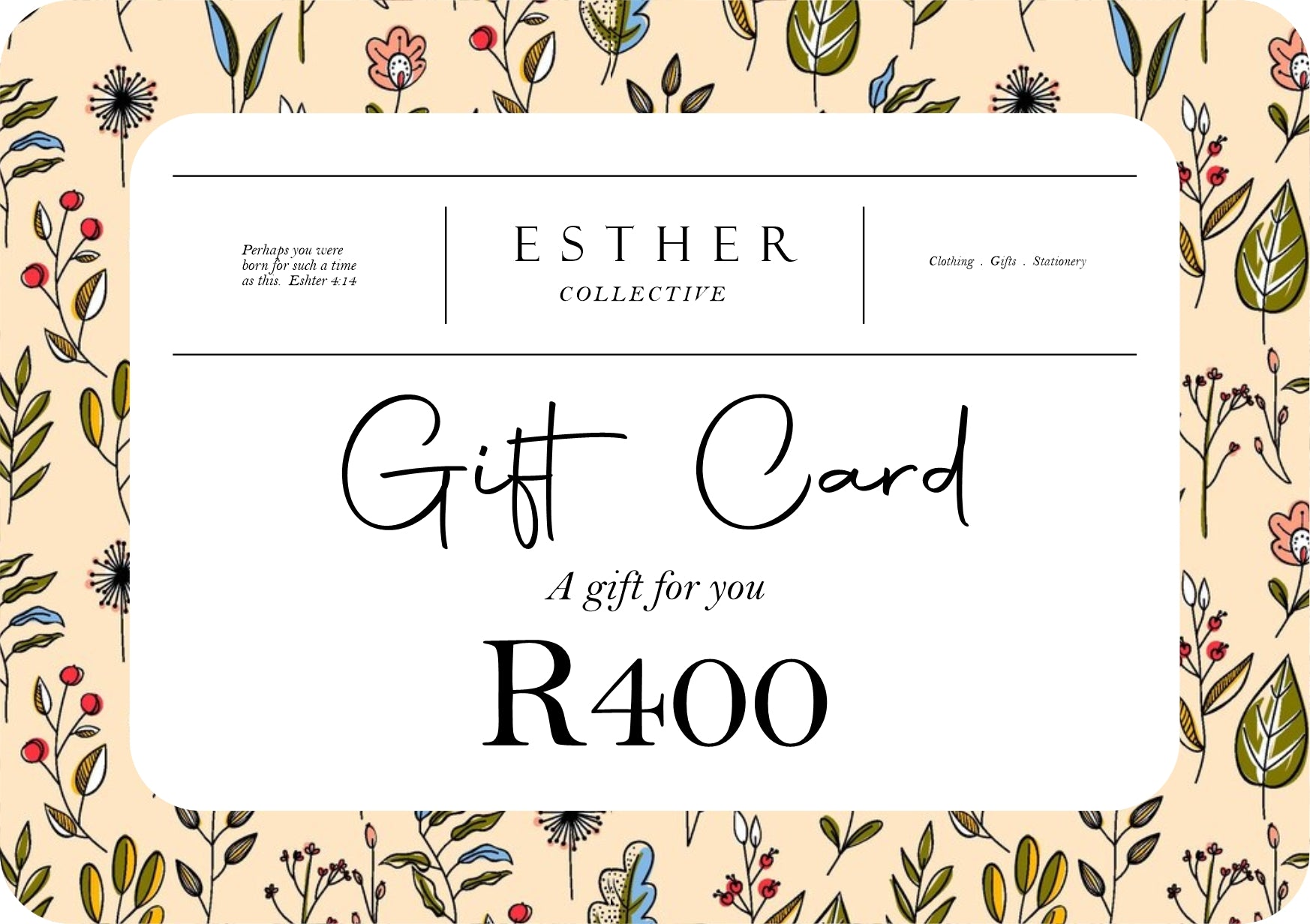 ESTHER GIFT CARD