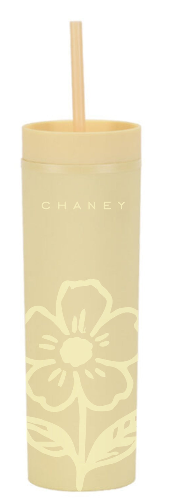 Lemon Acrylic Skinny Tumbler